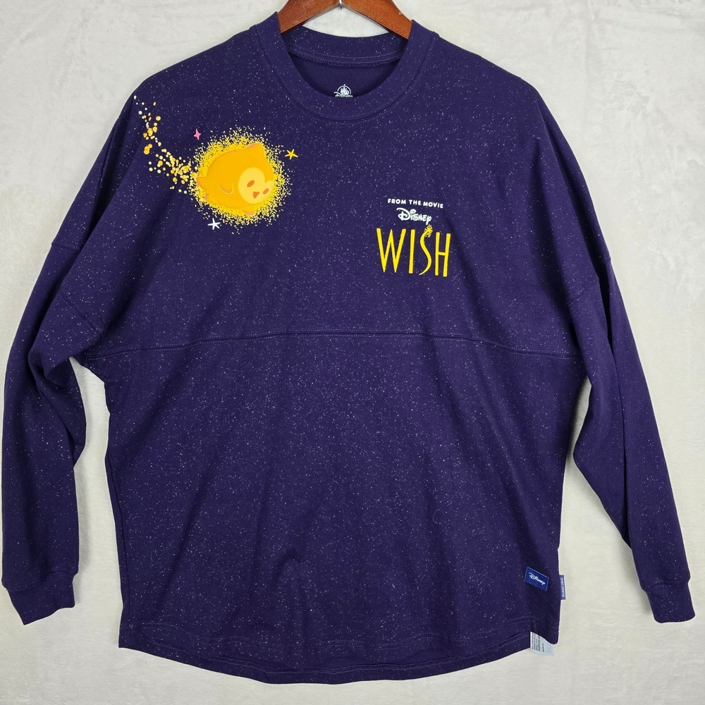 Disney Wish Movie Spirit Jersey Purple Glitter Im A Star Unisex Medium